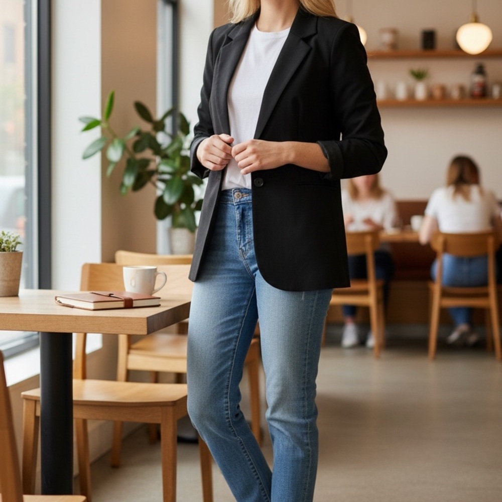 Amanda Smith Elegant Black Blazer